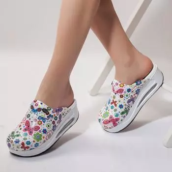 Ортопедические женские медицинские сабо — противоскользящие, удобные