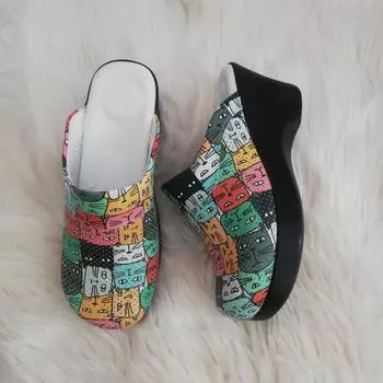 Женские тапочки, новые ортопедические туфли Sabo, сандалии, медсестра, доктор, больница, медицинские повседневные качественные мягкие удобные нескользящие сабо