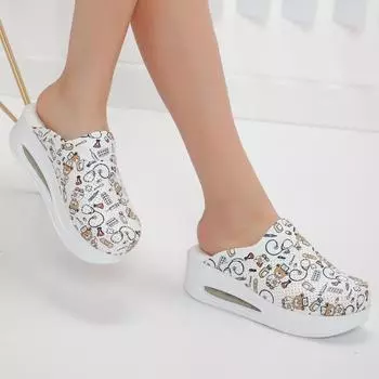 Женские тапочки, новые ортопедические туфли Sabo, сандалии, медсестра, доктор, больница, медицинские повседневные качественные мягкие удобные нескользящие сабо