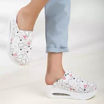 Женские тапочки, новые ортопедические туфли Sabo, сандалии, медсестра, доктор, больница, медицинские повседневные качественные мягкие удобные нескользящие сабо