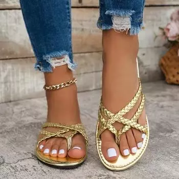 Женские тапочки с квадратным носком, модные женские шлепанцы, женские шлепанцы с застежкой-молнией, туфли на плоской подошве, женские удобные пляжные туфли, женские новые 36 чёрный