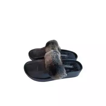 Женские тапочки с перьями из натуральной кожи Комфортные повседневные качественные стильные легкие сандалии