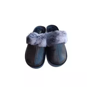 Женские тапочки с перьями из натуральной кожи Комфортные повседневные качественные стильные легкие сандалии