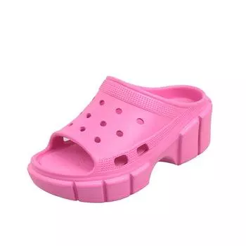 Женские тапочки с толстой подошвой, новые летние пляжные сандалии для женщин, повседневные, легкие и удобные, новая модель 36-37