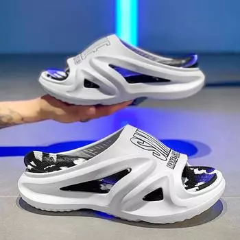 Женские тапочки Сандалии Кроссовки Шлепанцы Женские 2024 Роскошные кроссовки Сандалии Летние женские кроссовки Носки Платформа Сандалии Теннис 36 чёрный