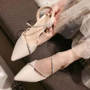 Женские тапочки, сандалии, новые летние сандалии на каблуке, женские сандалии на каблуке 38 чёрный