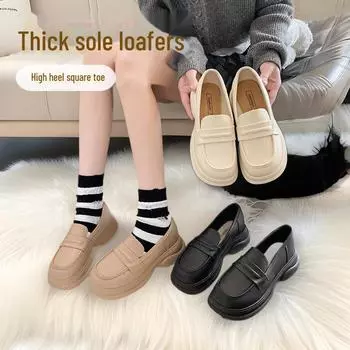 Женские тапочки-слайдеры в стиле ретро на толстой подошве из Юго-Восточной Азии – закрытый носок, дизайн на все времена года Size 40 чёрный