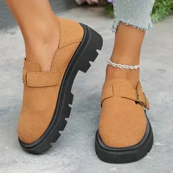 Женские тапочки, трендовые туфли-мюли, весенние туфли на плоской подошве, шлепанцы на платформе, новые прогулочные повседневные босоножки с открытой пяткой, женские шлепанцы 35