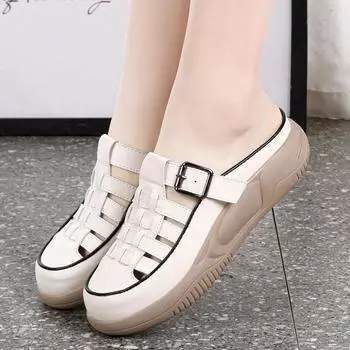 Женские тапочки, удобные черные сандалии, повседневные женские сабо, женские минималистичные летние туфли с открытой спиной EU:40 фиолетовый