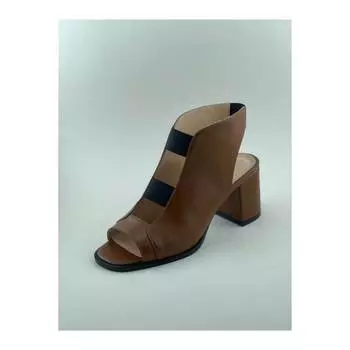 Женские темно-коричневые кожаные сандалии Обувь Новые летние удобные дышащие повседневные качественные стильные легкие сандалии