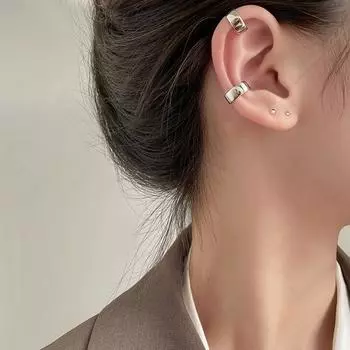 Женские темпераментные ушные косточки без ушей для женщин, классные индивидуальные ушные косточки, простой и холодный стиль