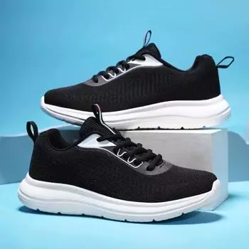 Женские теннисные кроссовки 2024 Soft Woman High Sneaker New Breed Harajuku Shoes Athletics Summer Shoes For Women 2024 Trainer Tennis Soes 35 чёрный