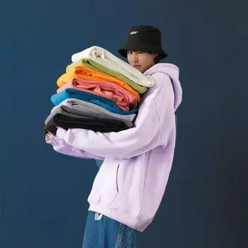 Женские теплые мягкие толстовки с капюшоном 12 цветов, базовый параграф, осенне-зимний темперамент, ретро-топы, повседневный свитер однотонного цвета M белый