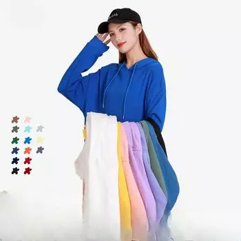 Женские теплые мягкие толстовки с капюшоном, однотонные, базовые, удобные, элегантные, с капюшоном, толстовки с капюшоном, товары для женщин, одежда XS