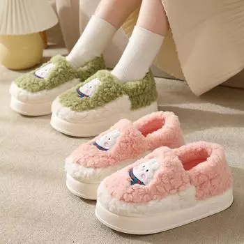 Женские теплые уличные ботинки из хлопка 36-37 розовый