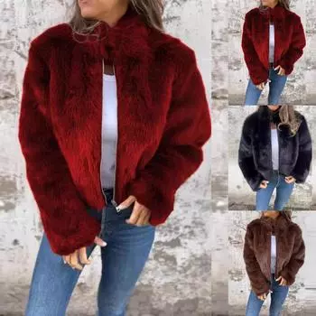 Женские теплые зимние пальто, повседневные куртки с длинным рукавом, верхняя одежда L чёрный