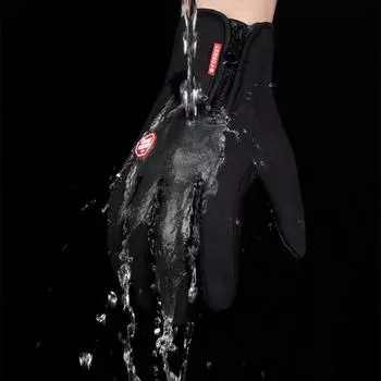 Женские теплые зимние перчатки для мужчин, бегущих на велосипеде, спортивные перчатки с сенсорным экраном и умным экраном на заказ S