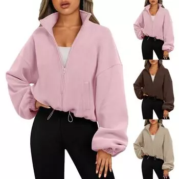 Женские толстовки большого размера, флисовые толстовки, свитера с длинными рукавами, пуловер, осенняя одежда S бежевый