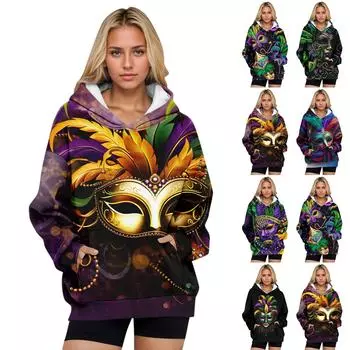 Женские толстовки большого размера, флисовые толстовки, рубашки с длинными рукавами, пуловер, осенняя одежда с карманом L