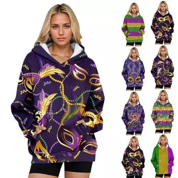 Женские толстовки большого размера, флисовые толстовки, рубашки с длинными рукавами, пуловер, осенняя одежда с карманом M зелёный