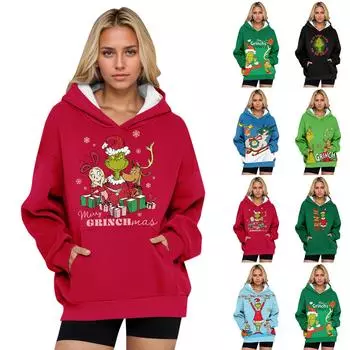 Женские толстовки большого размера, флисовые толстовки, рубашки с длинными рукавами, пуловер, осенняя одежда с карманом S