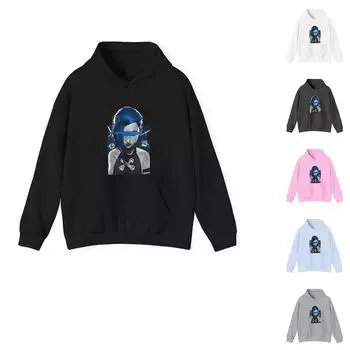 Женские толстовки большого размера, флисовые толстовки, рубашки с длинными рукавами, пуловер, осенняя одежда с карманом XL чёрный