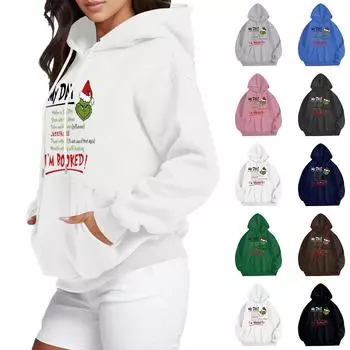 Женские толстовки оверсайз, пуловеры, толстовки, флисовые свитера с длинными рукавами и карманами, зимне-осенние наряды XXL белый