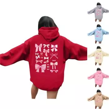 Женские толстовки оверсайз, пуловеры, толстовки, флисовые свитера с длинными рукавами и карманами, зимне-осенние наряды M