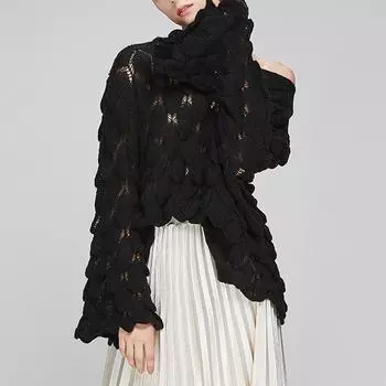 Женские толстовки с длинным рукавом Осенние свободные толстовки Куртки с карманами Модная одежда Женские толстовки с капюшоном L чёрный