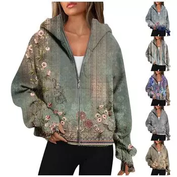 Женские толстовки с длинным рукавом, повседневные толстовки на молнии, толстовки с отверстиями для большого пальца, пальто, куртки с карманами L синий