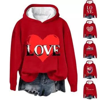 Женские толстовки с длинным рукавом с принтом, толстовки, одежда для девочек-подростков, повседневные пуловеры, модные повседневные универсальные повседневные толстовки, топ M