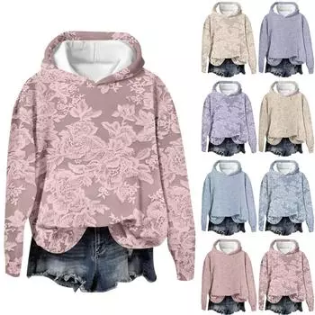 Женские толстовки с длинным рукавом, толстовки, одежда для девочек-подростков, повседневные свитера, пуловеры, модные повседневные универсальные повседневные толстовки, топы L бежевый