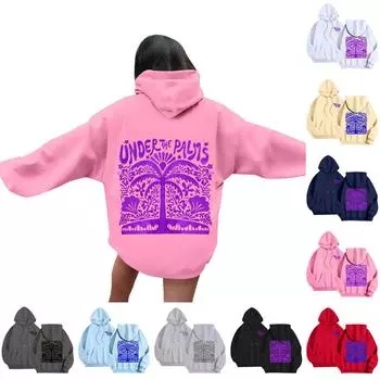 Женские толстовки с длинным рукавом, толстовки, одежда для подростков, повседневные свитера, модные повседневные универсальные повседневные толстовки, топы L небесно-голубой