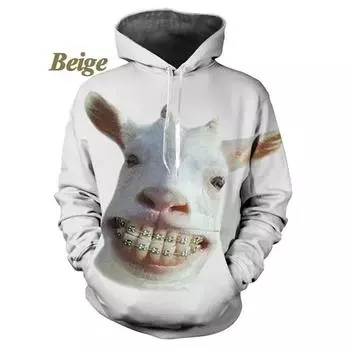 Женские толстовки с капюшоном,3D-печать,O-образный вырез,длинный рукав,повседневный,легкий топ,хэллоуин,хип-хоп,большой размер,мода L