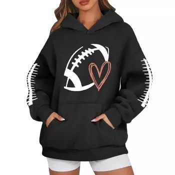 Женские толстовки с капюшоном, свободные толстовки с длинным рукавом, повседневные пуловеры, толстовки с капюшоном, топы L