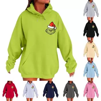 Женские толстовки с капюшоном, свободные толстовки с длинным рукавом, повседневные пуловеры, толстовки с капюшоном, топы L синий