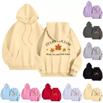 Женские толстовки с капюшоном, свободные толстовки с длинным рукавом, повседневные пуловеры, толстовки с капюшоном, топы L красный