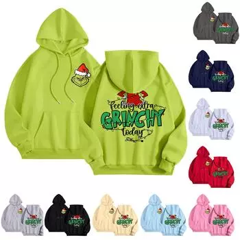 Женские толстовки с капюшоном, свободные толстовки с длинным рукавом, повседневные пуловеры, толстовки с капюшоном, топы L чёрный