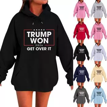 Женские толстовки с капюшоном, свободные толстовки с длинным рукавом, повседневные пуловеры, толстовки с капюшоном, топы XXL чёрный