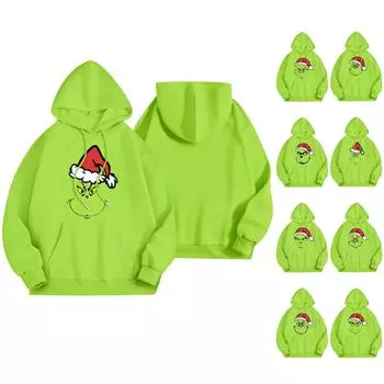 Женские толстовки с капюшоном, свободные толстовки с длинным рукавом, повседневные пуловеры, толстовки с капюшоном, топы XL зелёный
