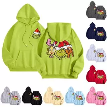 Женские толстовки с капюшоном, свободные толстовки с длинным рукавом, повседневные пуловеры, толстовки с капюшоном, топы XL чёрный