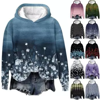 Женские толстовки с капюшоном, толстовки, одежда для девочек-подростков, повседневные свитера, пуловеры, модные повседневные универсальные повседневные толстовки L коричневый