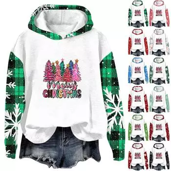 Женские толстовки с капюшоном Толстовки Одежда для девочек-подростков Повседневный свитер Пуловер Модные повседневные повседневные толстовки XXXL синий