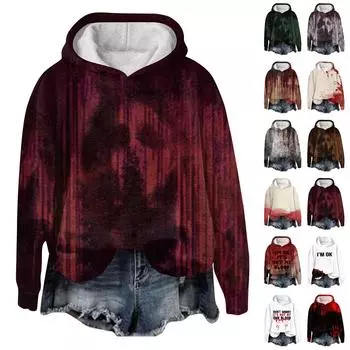 Женские толстовки с капюшоном, толстовки, одежда для девочек-подростков, повседневные свитера, пуловеры, модные повседневные универсальные повседневные толстовки XXL