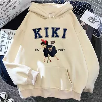 Женские толстовки с капюшоном в стиле японского аниме Kawaii 90s пот y2k, эстетичная рубашка с капюшоном, свитер, женский флисовый спортивный костюм 2XL