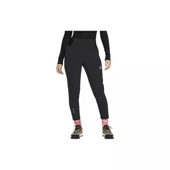 Женские тонкие леггинсы с высокой талией Nike ACG Dri-FIT New Sands с вышивкой, черные DV9528-010 L