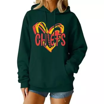 Женские топы с длинным рукавом, футболки с круглым вырезом, осенняя мода, повседневные деловые туники-блузки L армия зеленый