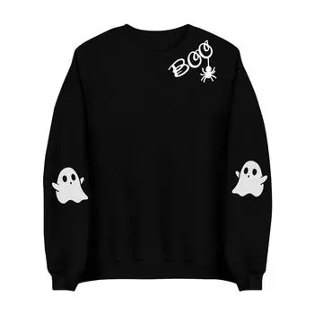 Женские топы с длинным рукавом, футболки с круглым вырезом, осенняя мода, повседневные деловые туники-блузки L