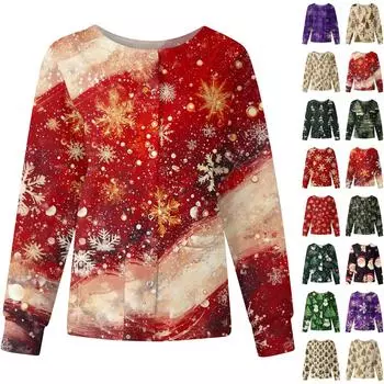 Женские топы с длинными рукавами и карманами, рабочий воротник-стойка, однобортный защитный комбинезон, куртка, рождественский топ L