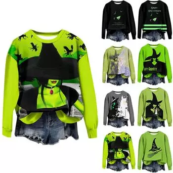 Женские топы с круглым вырезом, хлопковый женский повседневный модный пуловер с длинным рукавом и круглым вырезом L армия зеленый